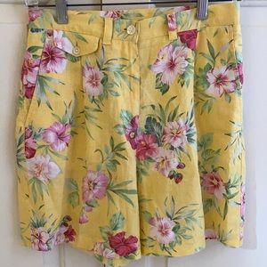 Ralph Lauren pink/yellow floral shorts